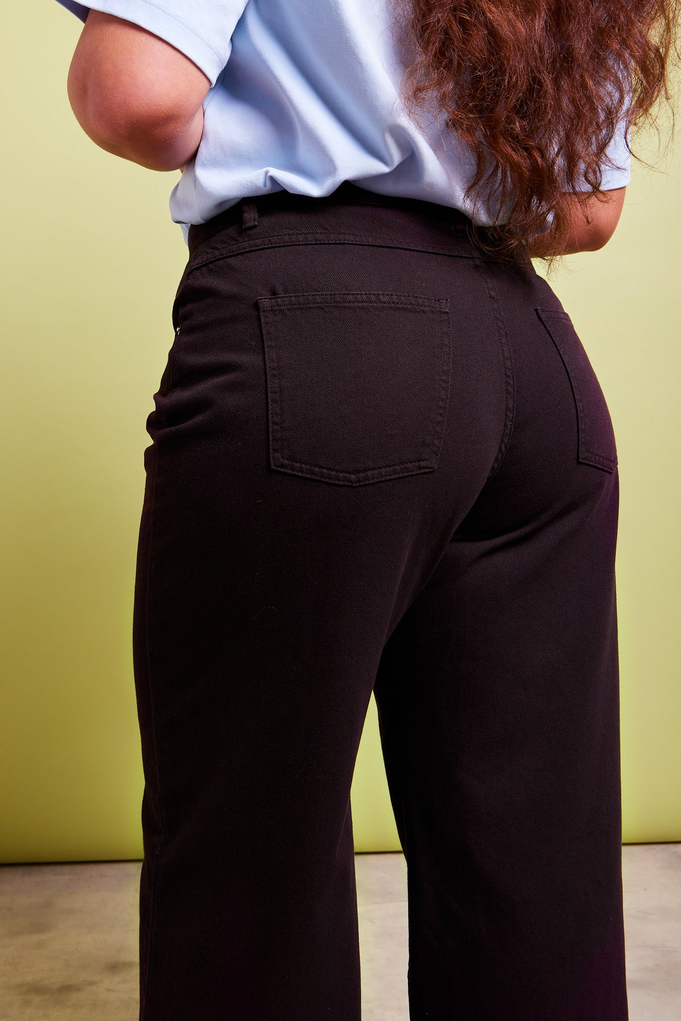 Maddie Wide Leg Jeans Brown