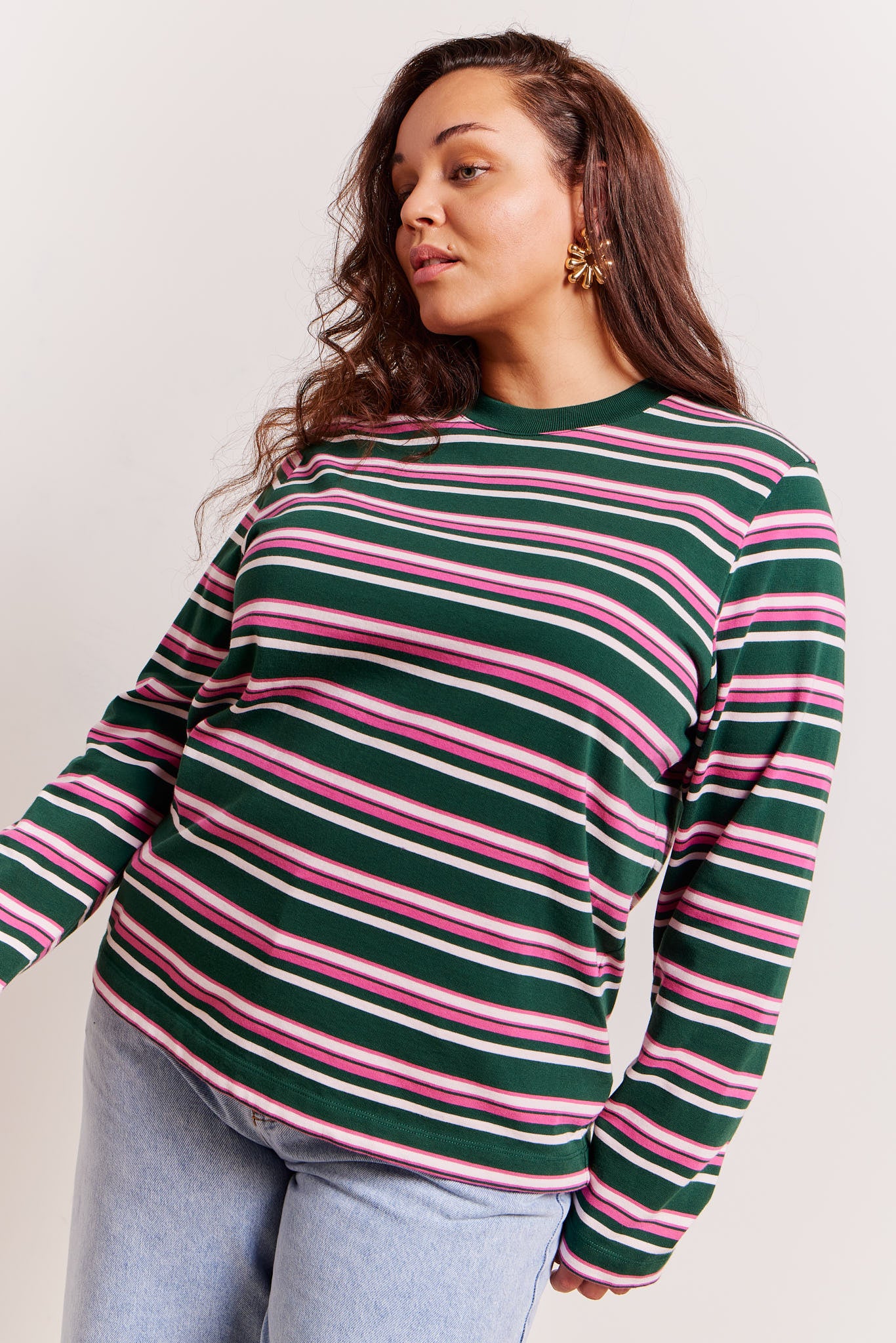 Rana Striped Longsleeve Striped Urban Pine