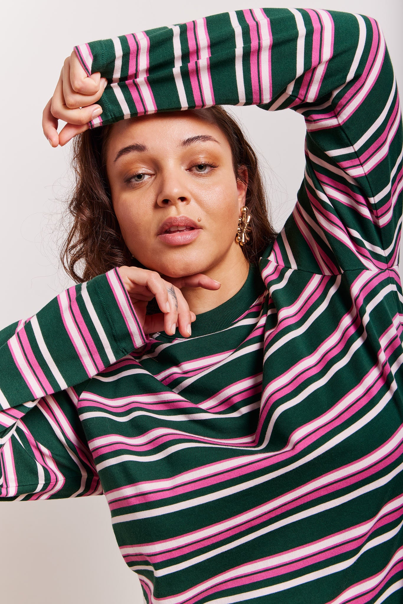 Rana Striped Longsleeve Striped Urban Pine