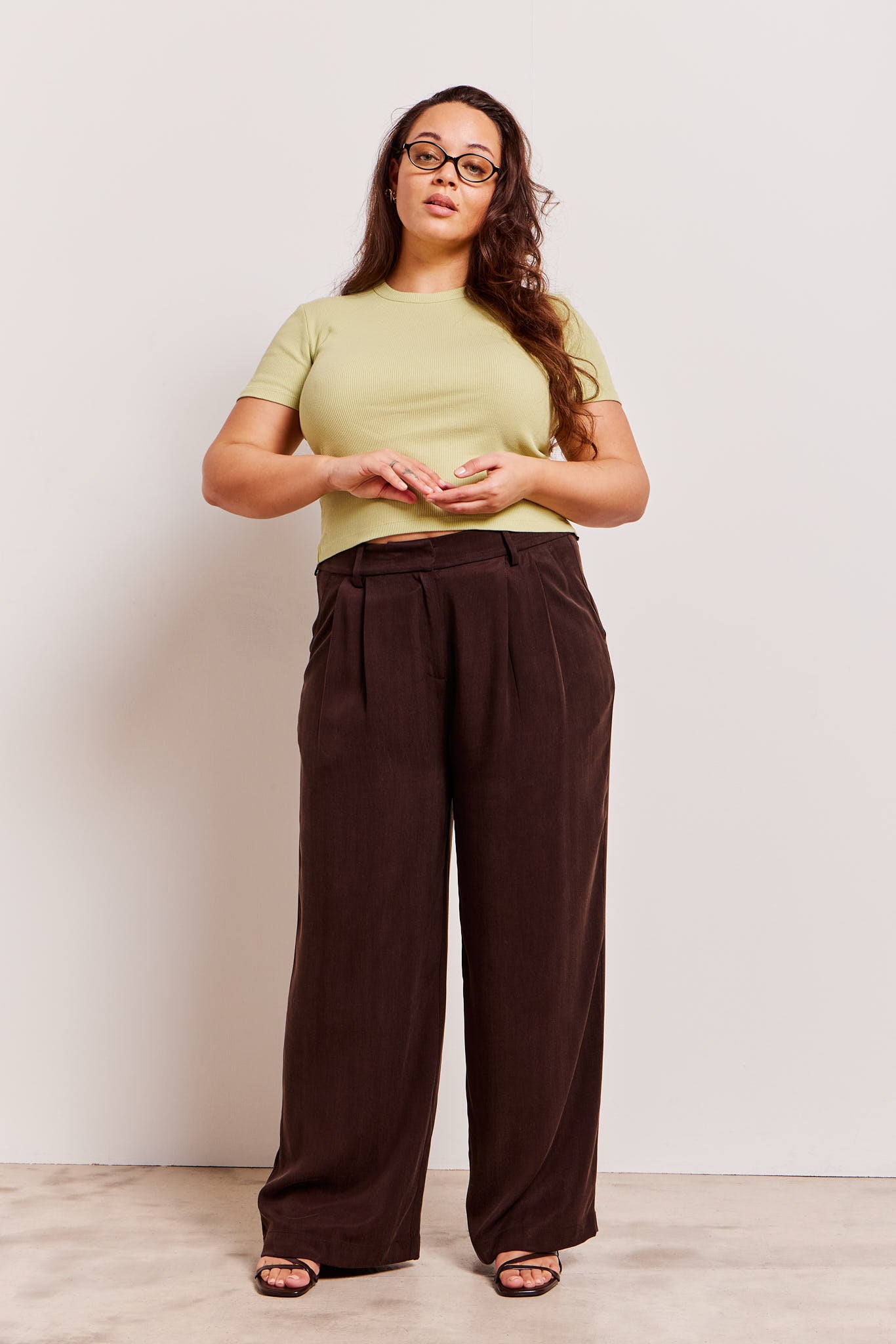 Harry Pants Cupro Espresso