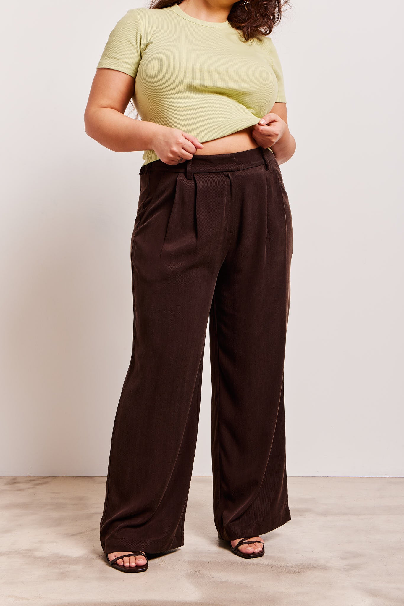 Harry Pants Cupro Espresso