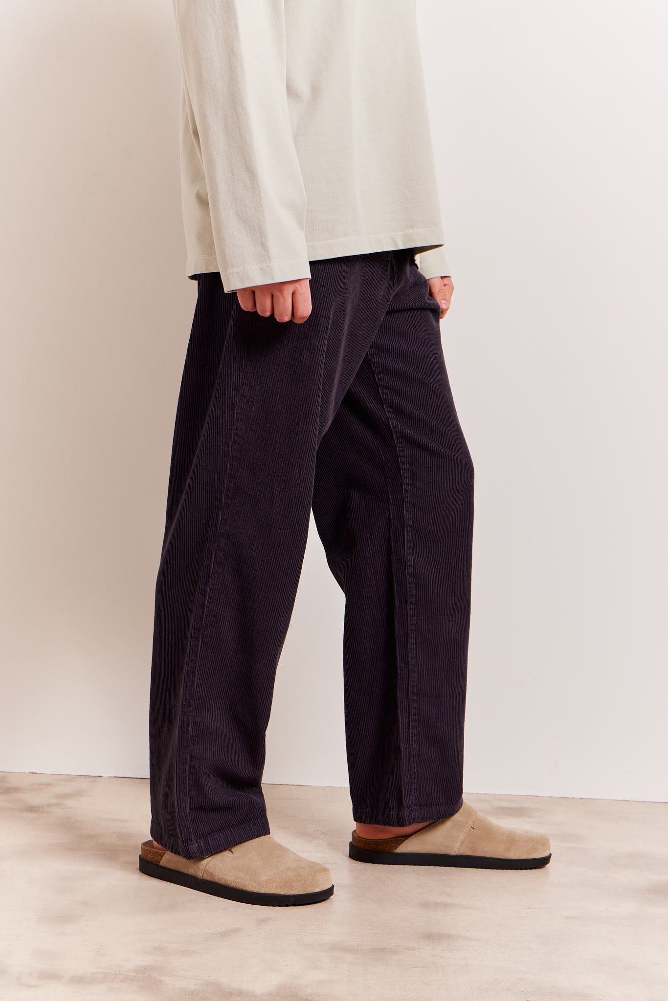 Flo Corduroy Pants Obsidian