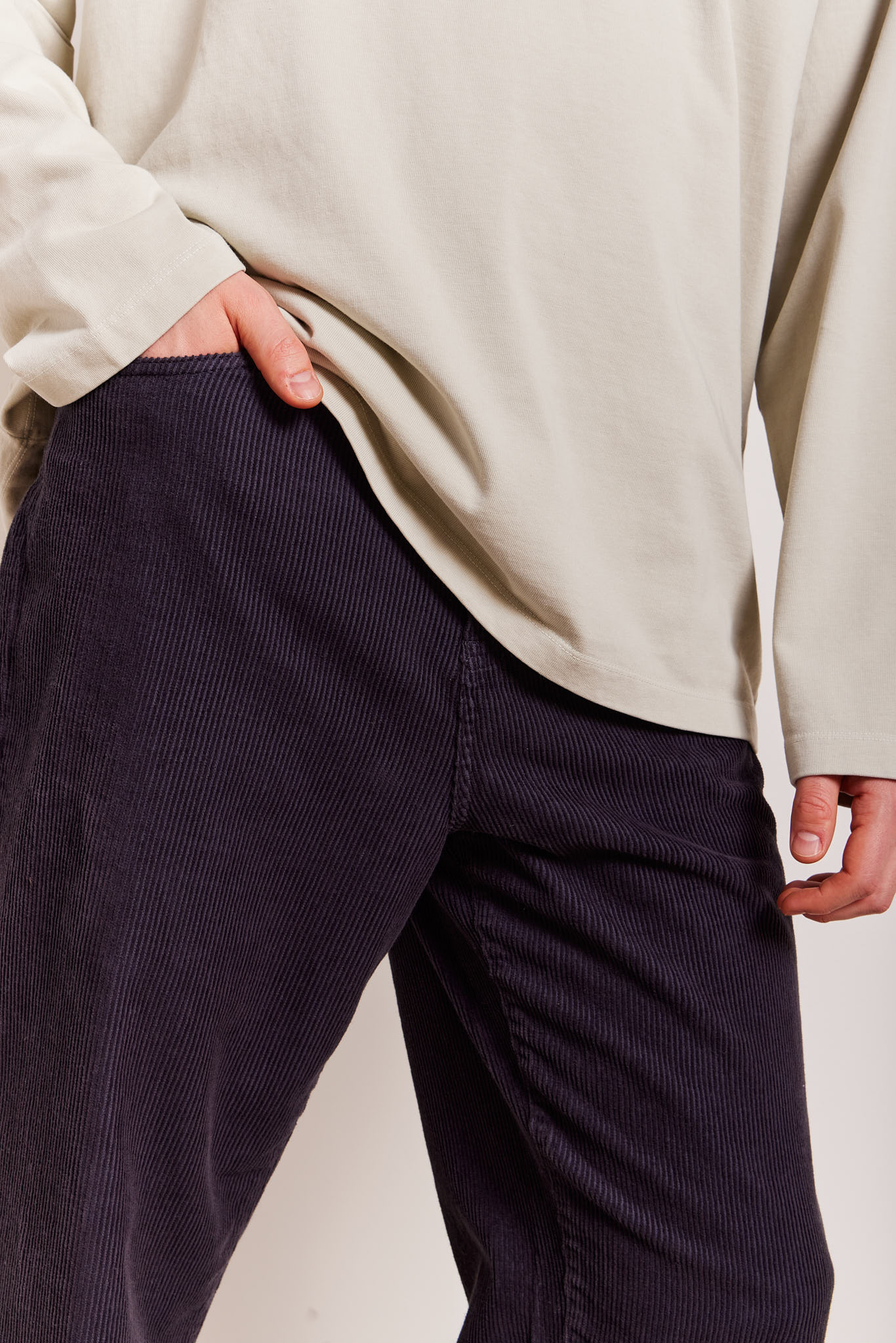 Flo Corduroy Pants Obsidian