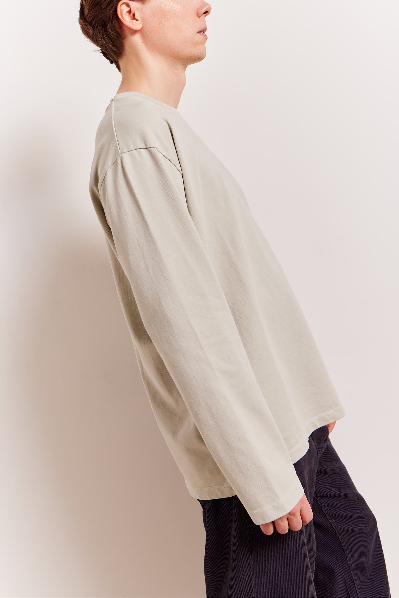 Vinnie Organic Cotton Longsleeve Faded Sage