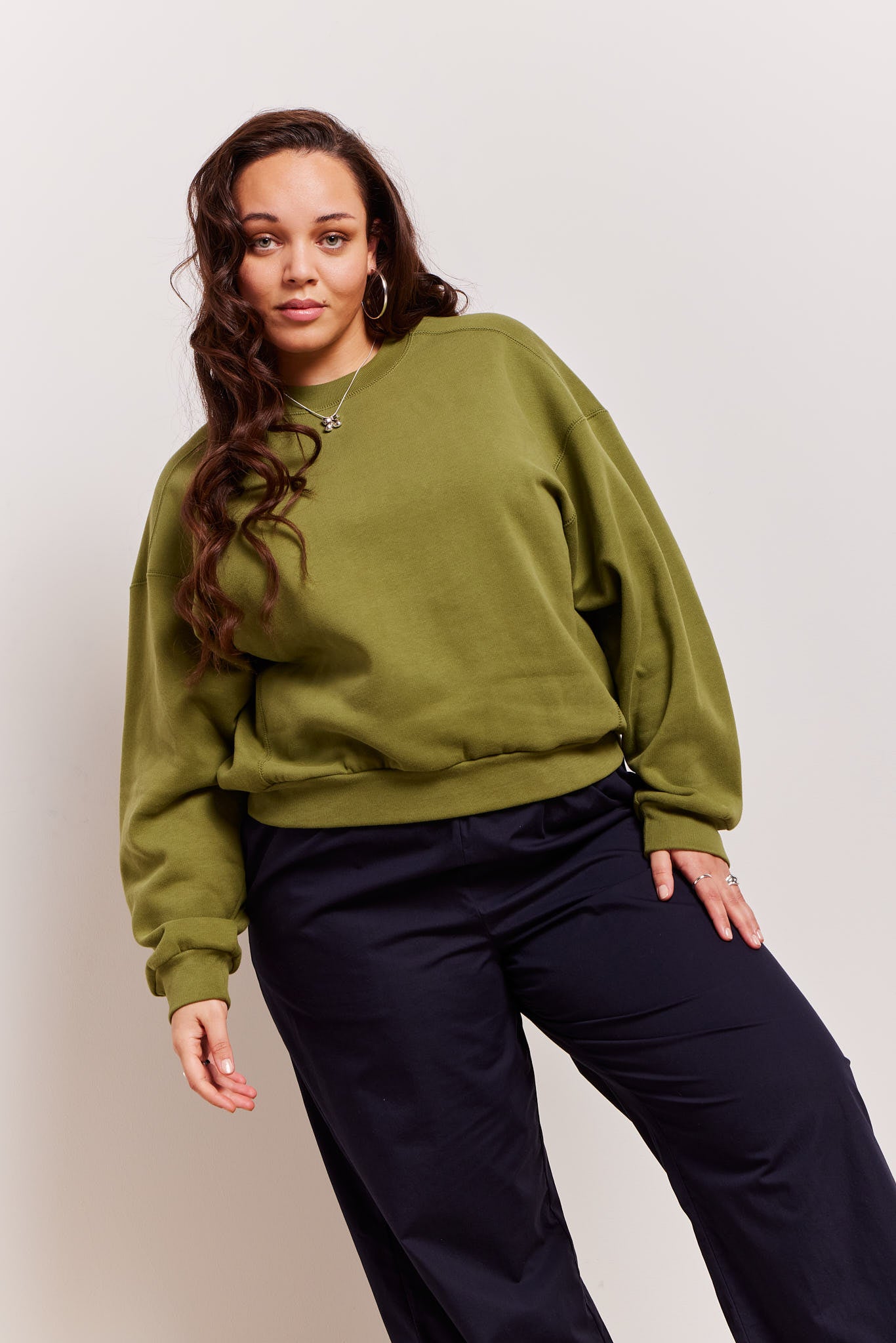 Signature Sweatshirt Moss