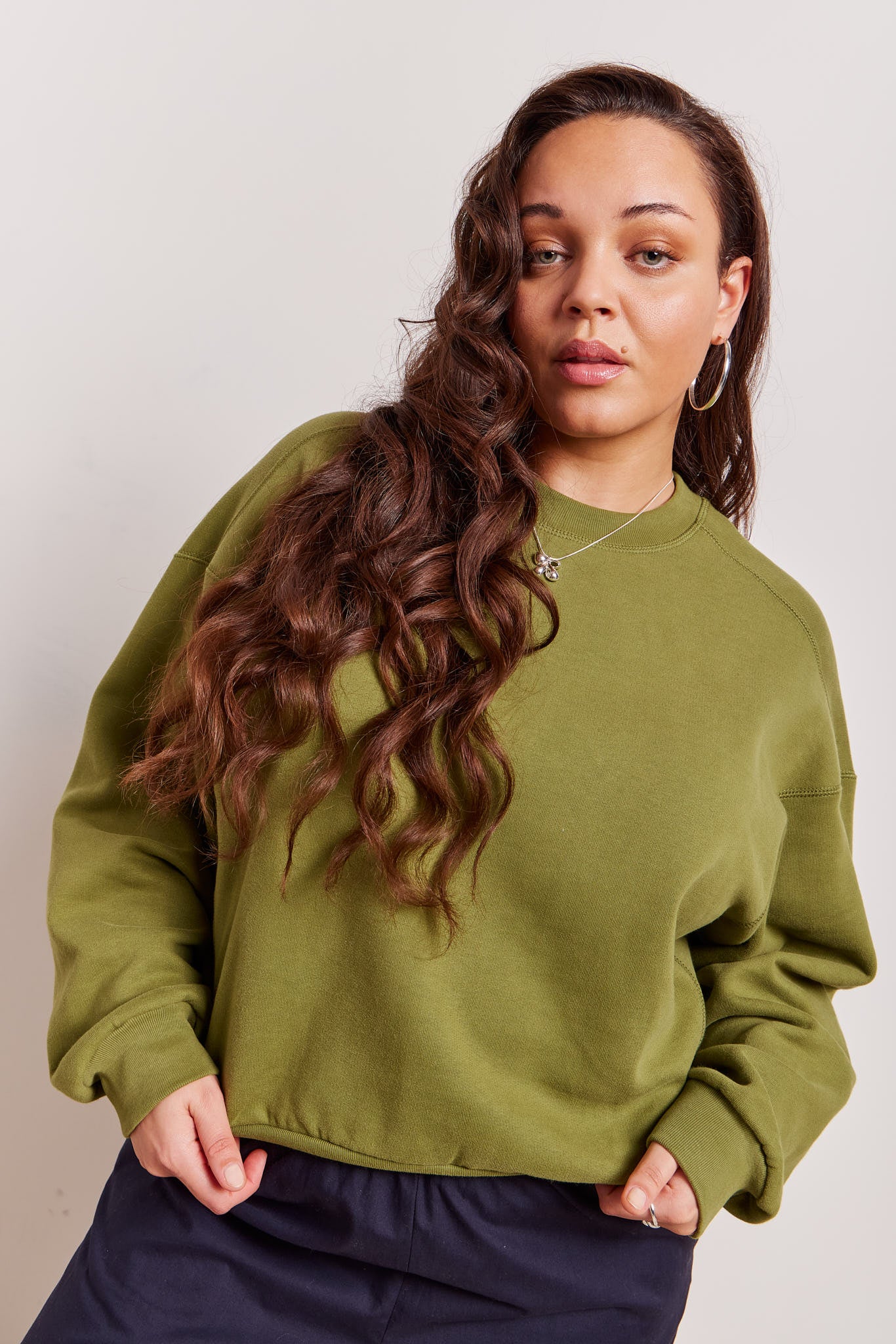 Signature Sweatshirt Moss