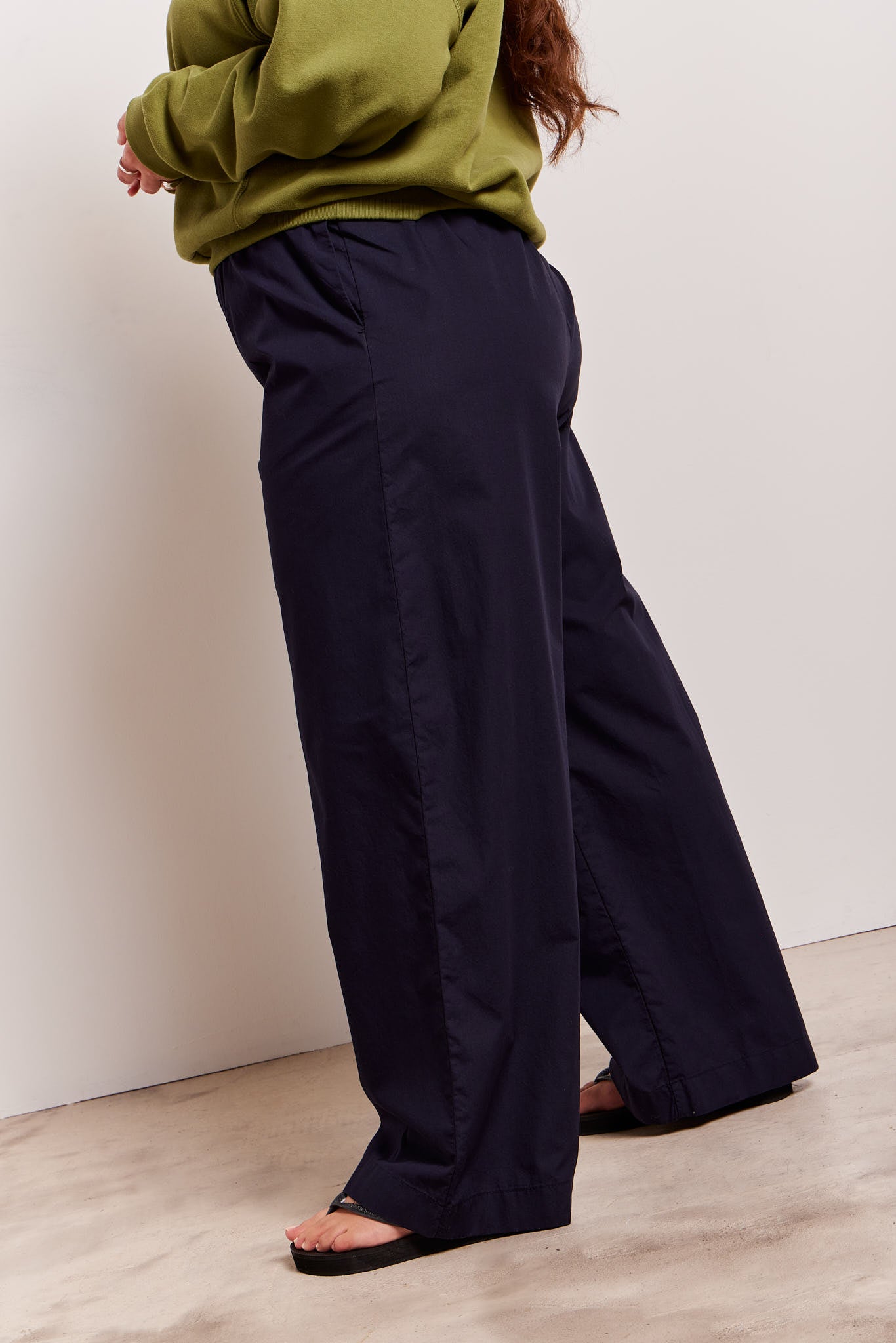 Polly Pants Solid Dark Navy