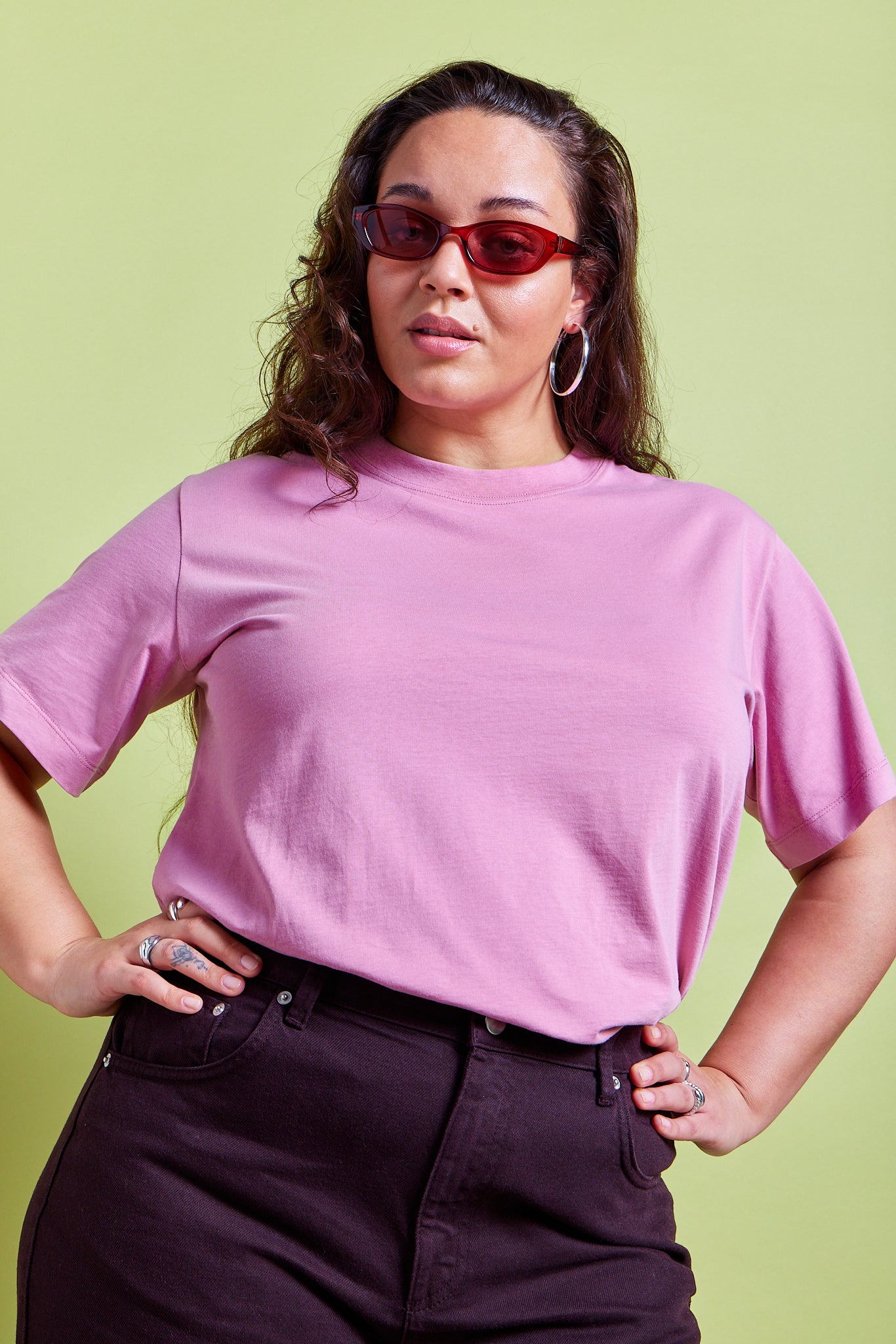 Regular Organic Cotton T-Shirt Blush Orchid