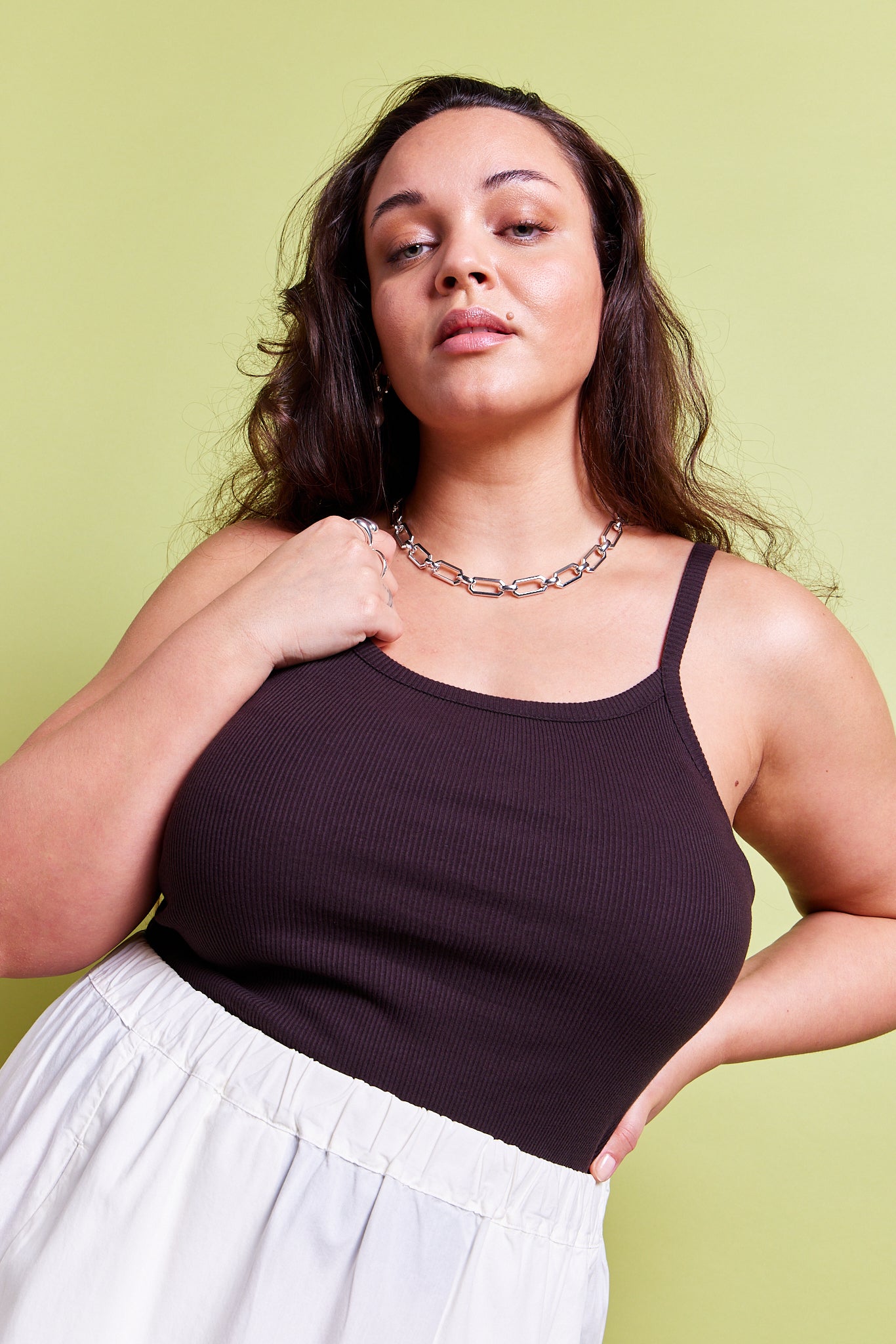 Ana Camisole Top Brown