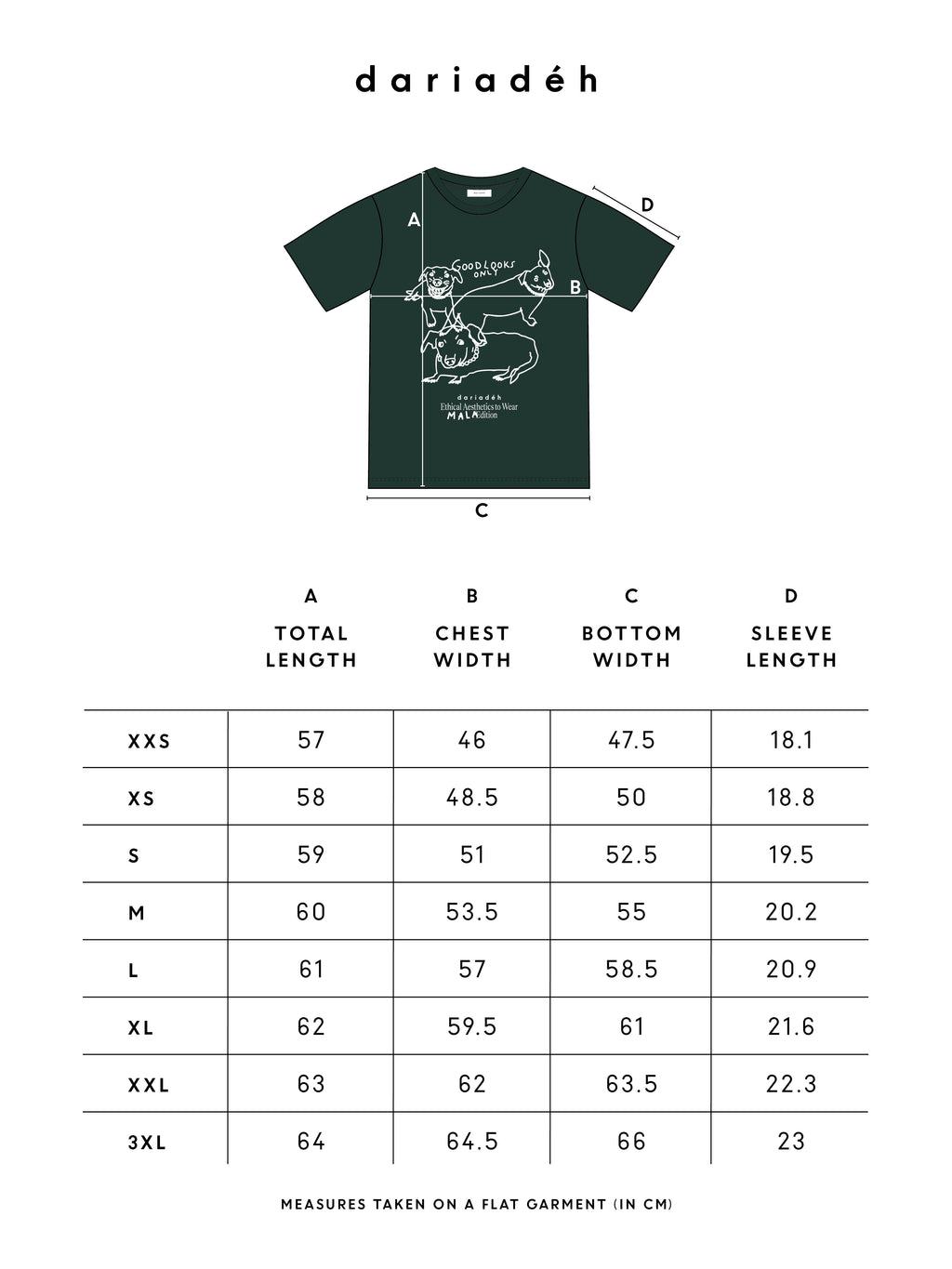 Mala Organic Cotton T-Shirt Dark Green