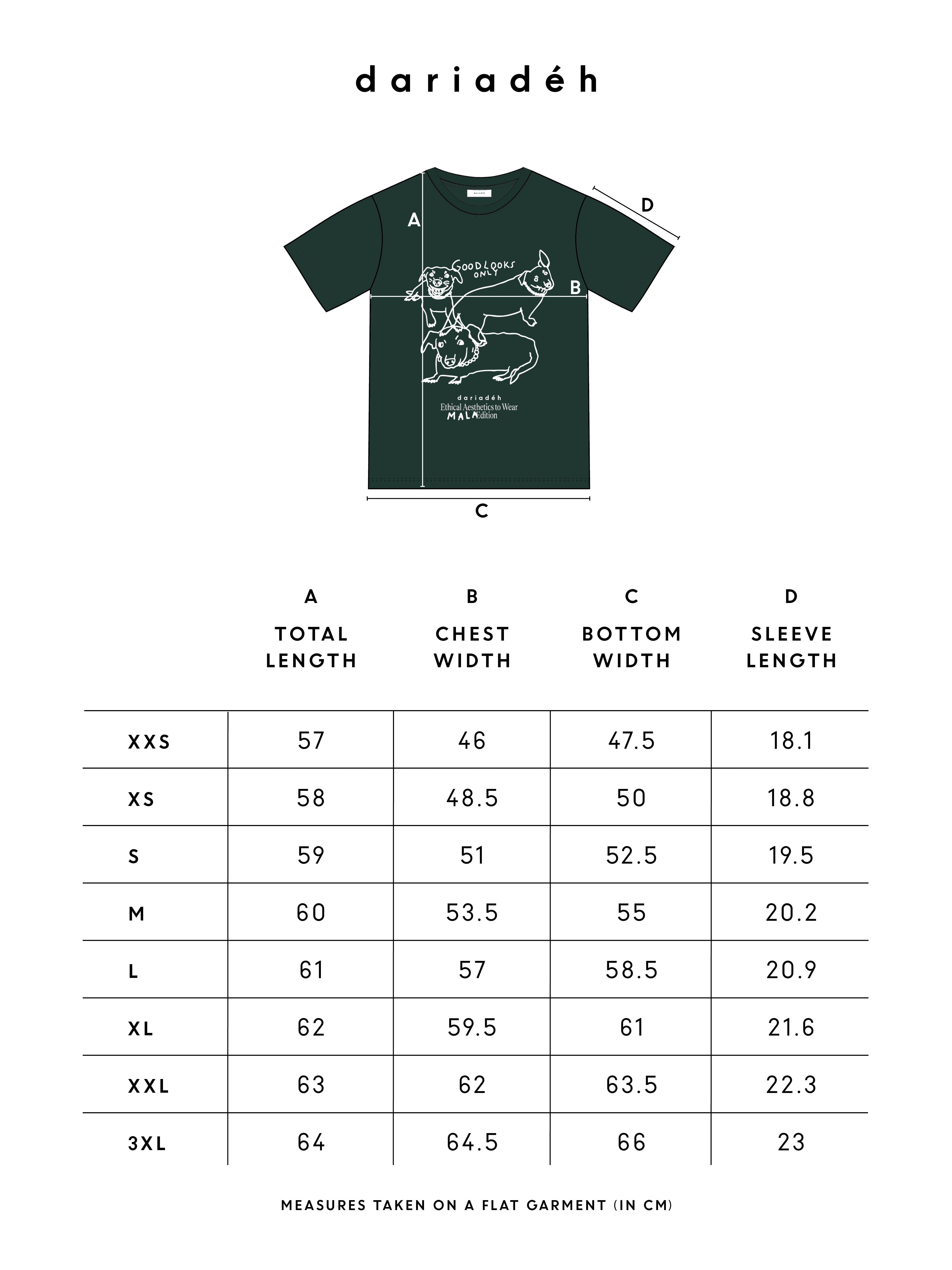 Mala Organic Cotton T-Shirt Dark Green