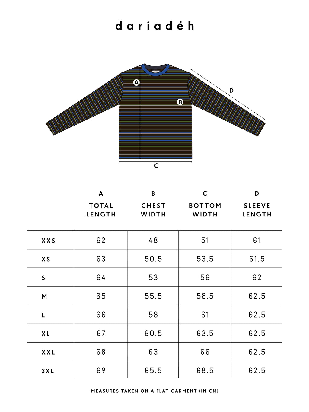 Rana Striped Longsleeve Striped Night