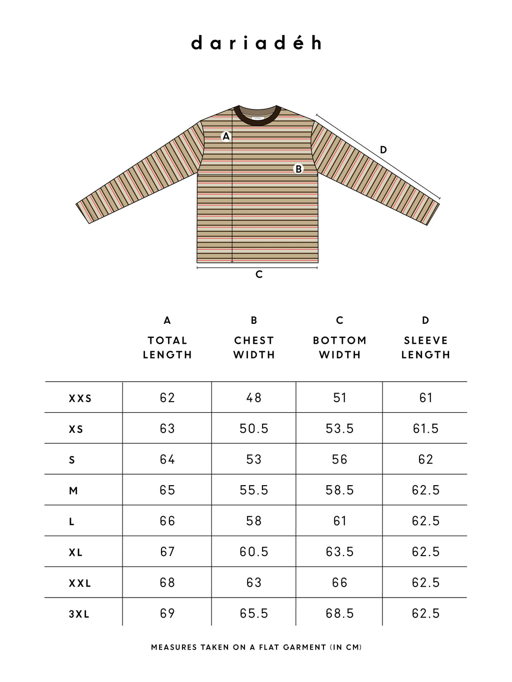 Rana Striped Longsleeve Striped Chai