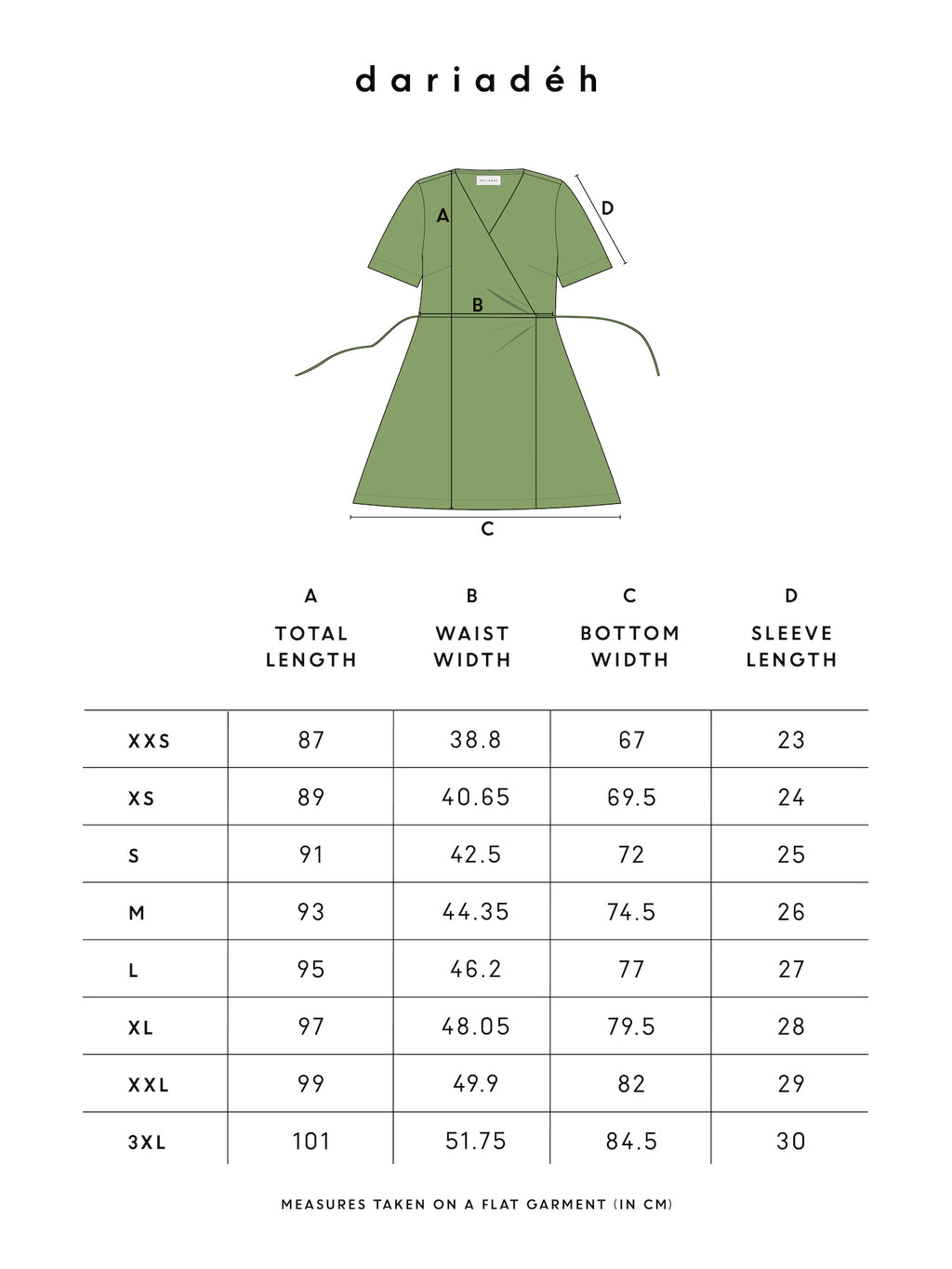 Josi Wrap Dress Soft Green