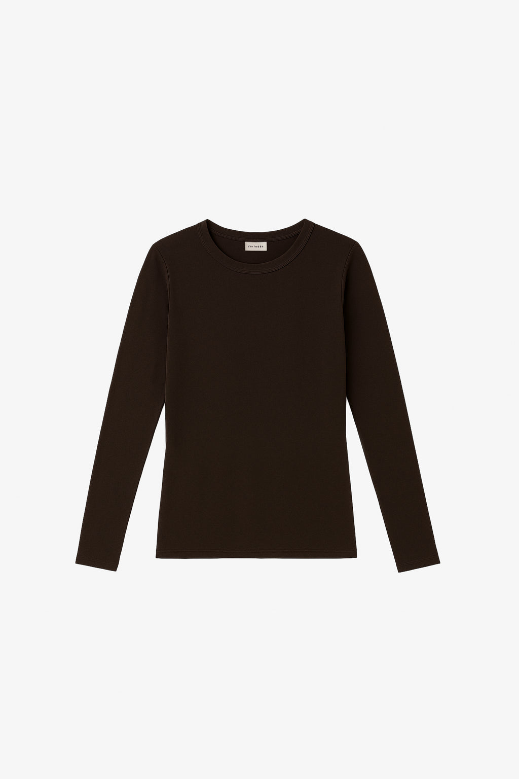 Milo Wool Jersey Longsleeve Dark Chocolate