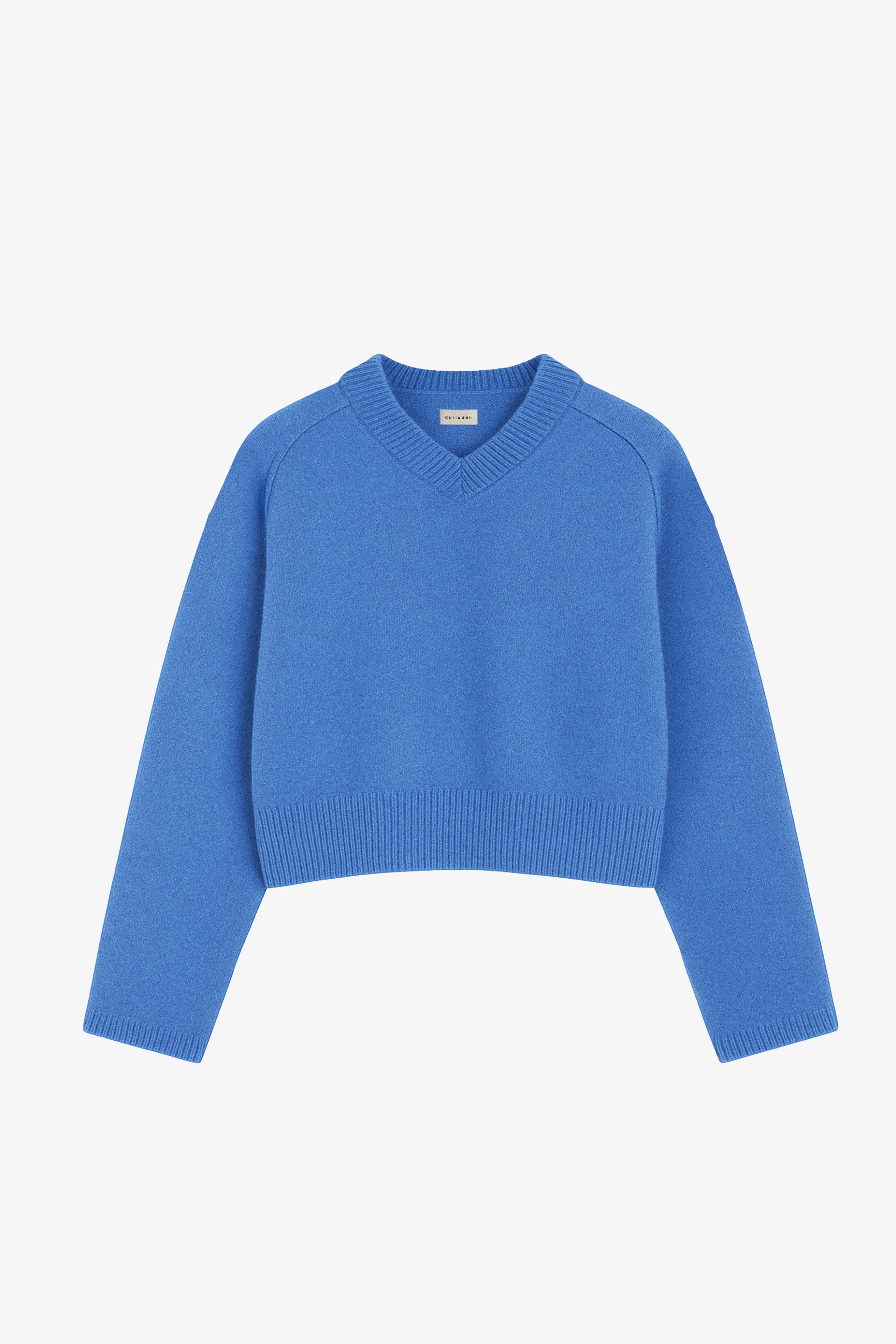 Romy Recycled Wool Jumper Cerulean