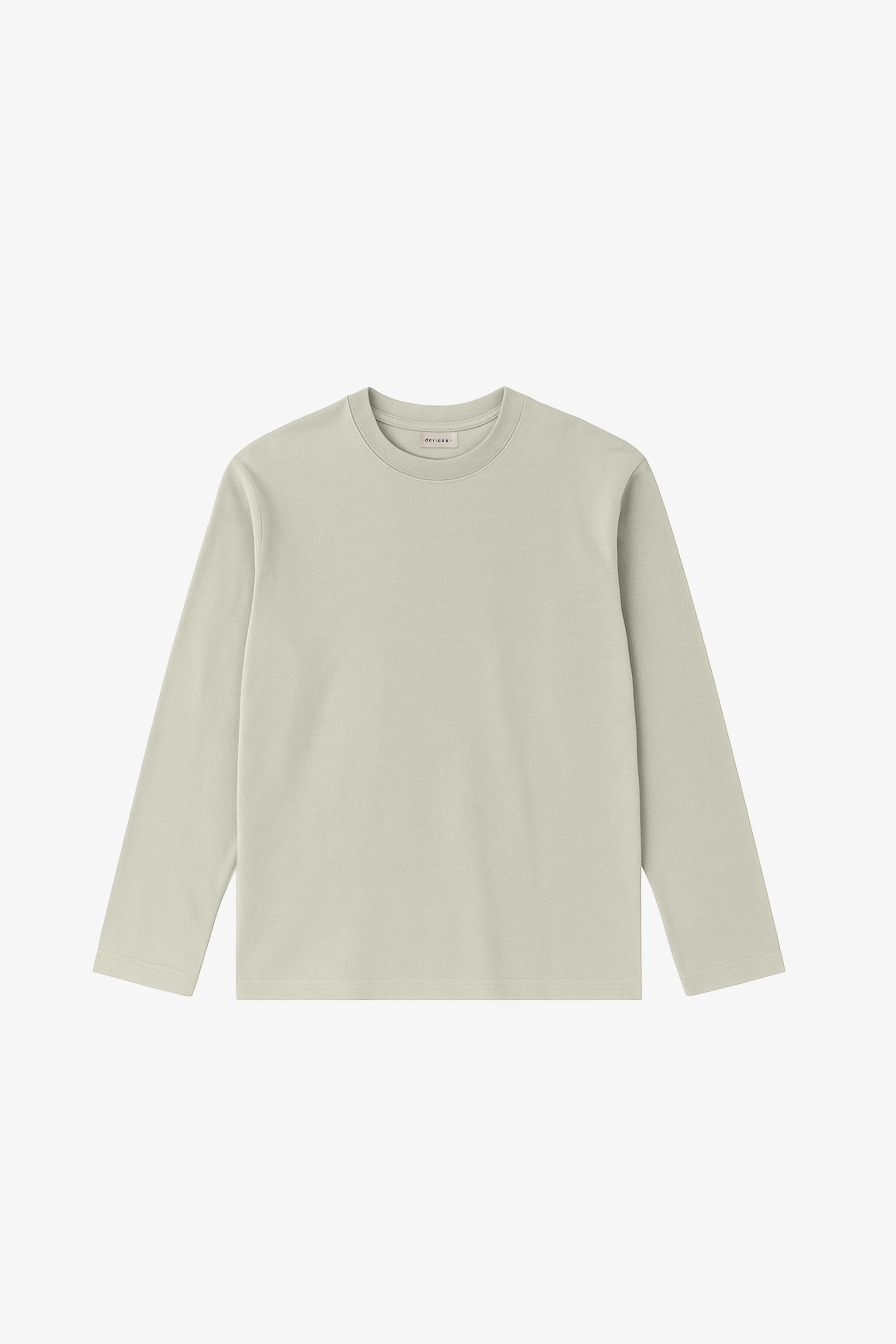 Vinnie Organic Cotton Longsleeve Faded Sage