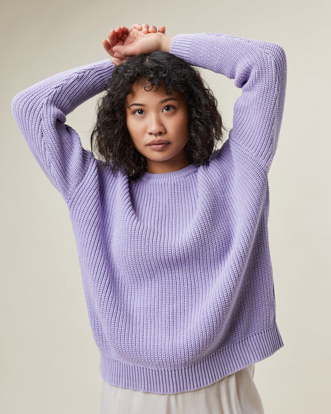 Marianne Knitted Jumper Lilac
