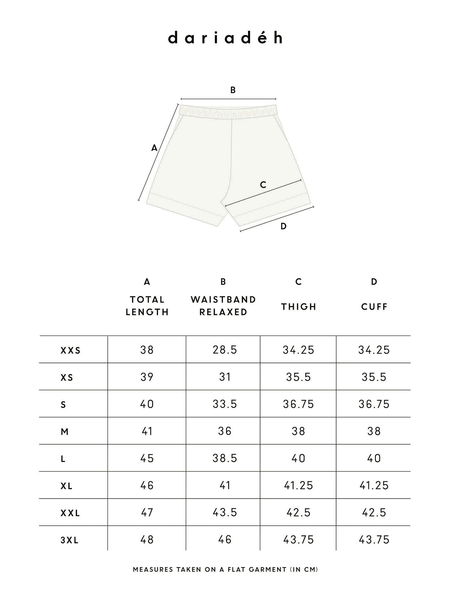 Off white 2025 shorts sizing